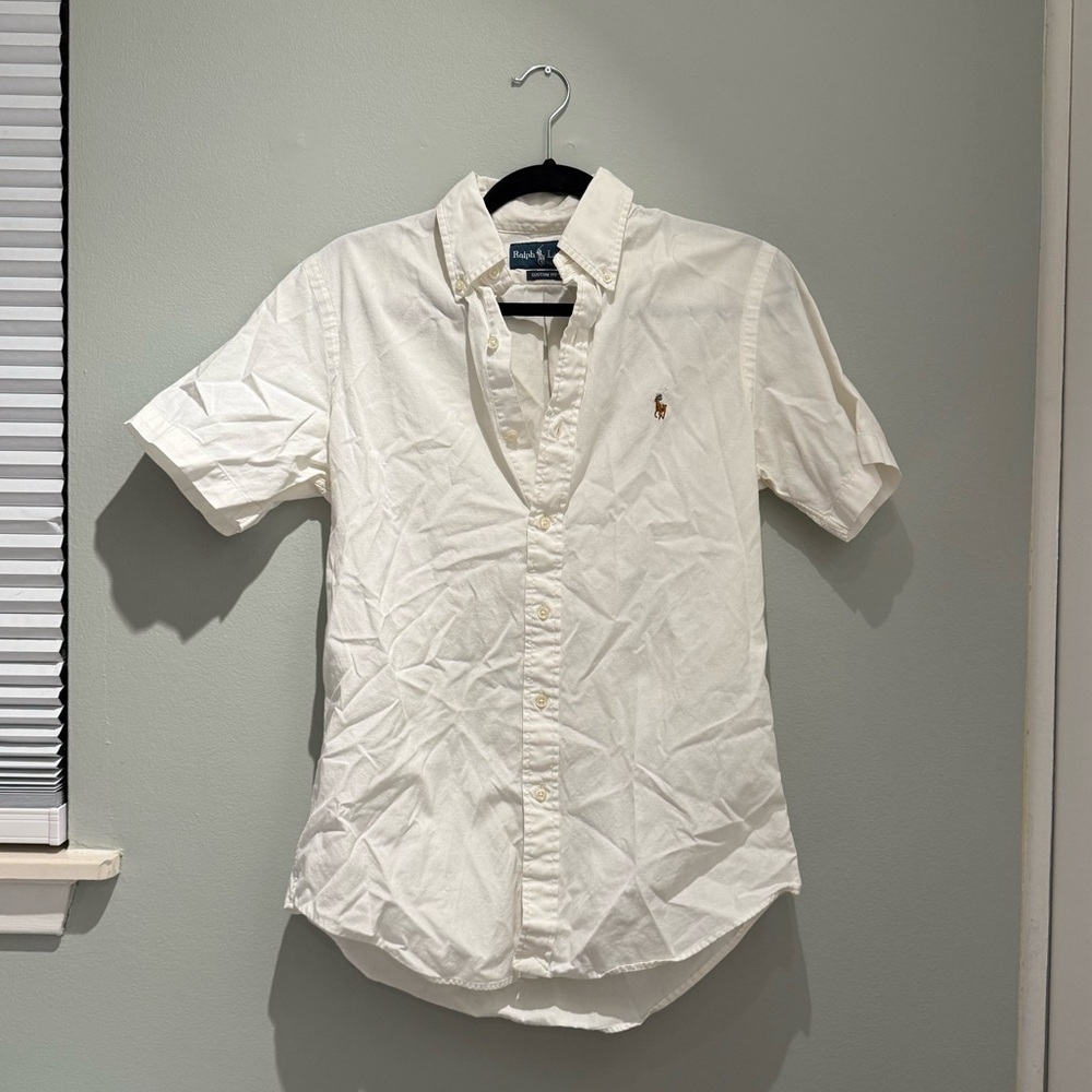 Ralph Lauren Custom Fit White Oxford shirt